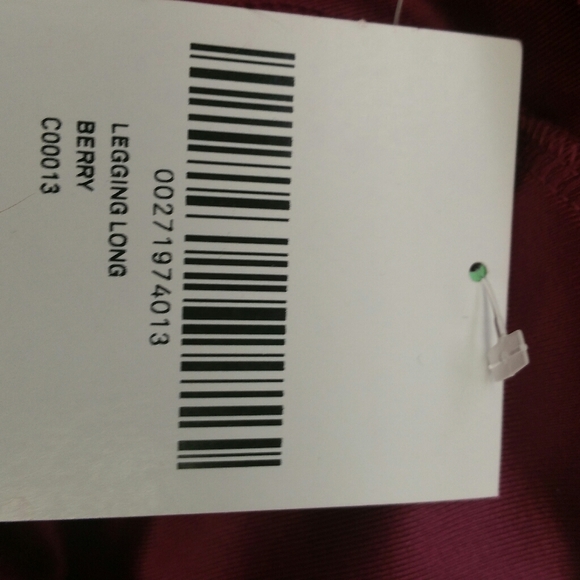 Leggings long berry size medium - Picture 2 of 3